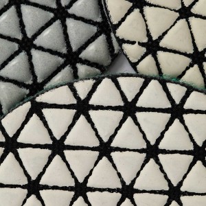 Teemant-märja 7-astmelise poleerimisega lihvimislihvimispadjad, 7 tk, komplekt graniitmarmorkivi jaoks, 4-tolline tera 50-3000