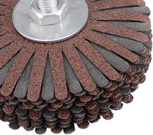 Ukiran Kayu Abrasive Cloth Flap Wheel Sanding Mobs kanggo Polishing Grinding