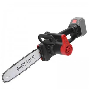 12-inch Cordless Chainsaw, 3Ah-batterij en in oplader ynbegrepen, C002