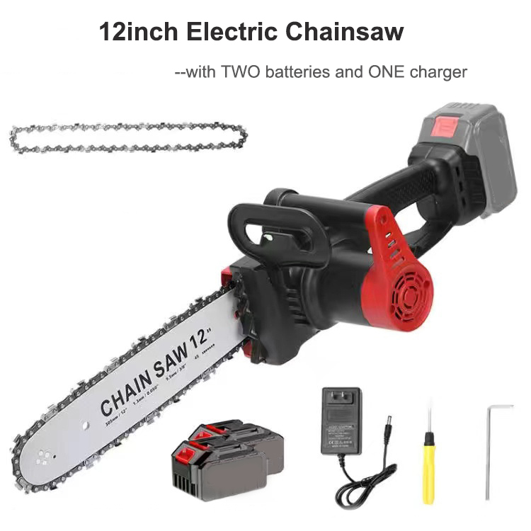 12 Zoll Cordless Chainsaw, 3Ah Batterie an e Ladegerät abegraff, C002 Featured Image
