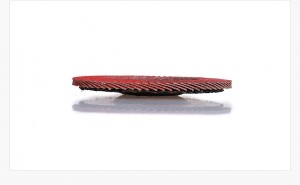 4.5″ x 5/8″ Red 40 Grit T29 Threaded Ceramic Flap Disc