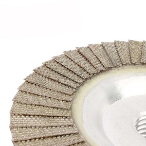 Diamond Abrasive Flap Wheel 5 Inch para sa Glass Ceramic Hard Material