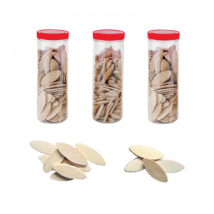 376PCS #0 Kit di biscotti in legnu cù scatula di plastica per l'artigianalità di u legnu