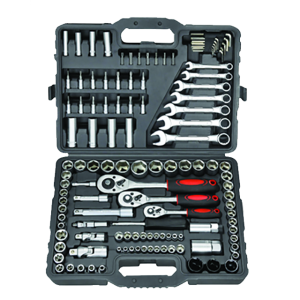Hot ferkeapjende Complete Socket Set hân ark Socket Wrench Bit auto reparaasje Ratchet Tool Set