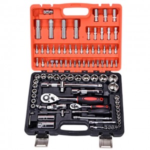 උසස් තත්ත්වයේ Deep Socket Wrench Hot Sale Ratchet Spanner Set Mechanics Tools Kit Socket Tool Box
