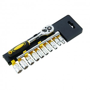Выдатная якасць Ratchet Spanner Mechanics Tool Set Ручной інструмент для рамонту аўтамабіляў Socket Tools