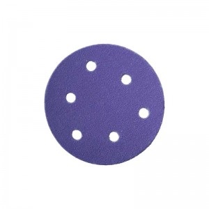 Премиум лилав керамичен шлифовъчен диск с кука и примка