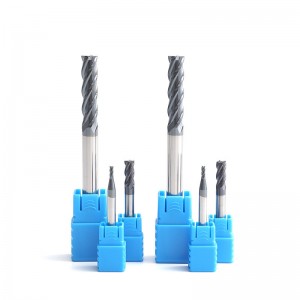 45 Degree End Milling 4 Slot Cutter Carbide End Mill