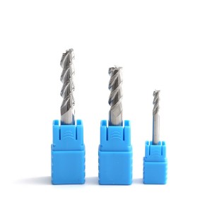3 Flutes Karbido galinis frezas CNC pjovimo įrankiai Galinis frezas