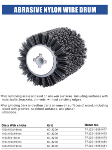 Abrasive Wire Drum Drum Brushing Polishing Flap wheels