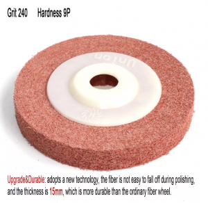 Disc abrasiu no teixit de mola de fibra de niló de 4,5 polzades per polir