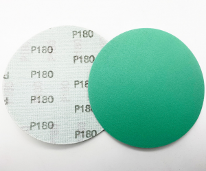 Green Ceramic Film Sandpaper Discs pepa ʻili