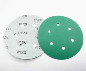 Green Ceramic film Sandpaper Discs sanding paper