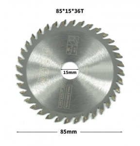 Disc de tall circular de carbur cimentat eina rotativa per a la fusta 85 mm x 15 mm