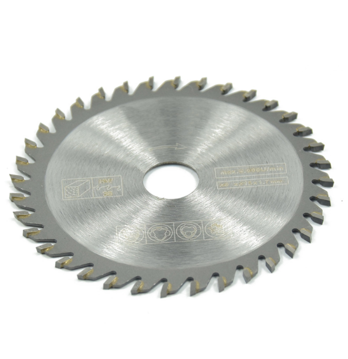 Циментиран карбиден кръгъл режещ диск Дървообработващ ротационен инструмент 85 mm x 15 mm Представено изображение