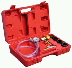 Tsheb Cav Coolant System Kho Nqus Purge Refill Tool Kit