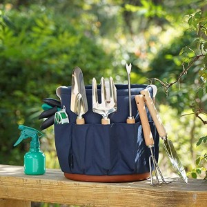 12 unidades de ferramentas de xardín con bolsa de tea