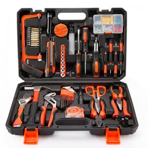 Conxunto de ferramentas de 102 Uds. Combinación de ferramentas manuales multifuncionales de reparación diaria