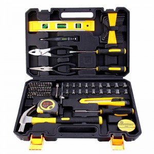 Conjunto de ferramentas de reparo doméstico 78 peças conjunto de caixa de ferramentas mecânico multiconjunto de fábrica para serviço pesado ao ar livre