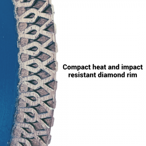 105 მმ ცხელი პრესის ტურბო ბრილიანტის ხერხის საჭრელი დისკი ფაიფურის მარმარილოს გრანიტის ქვისთვის
