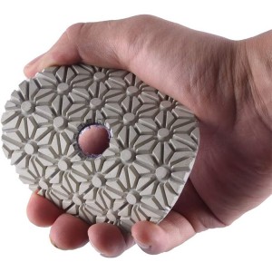 3 langkah basah/kering berlian fleksibel resin berlian polishing pad kanggo kabeh watu granit