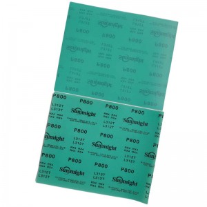Paper de vidre L312T Film de polièster Paper de vidre sec