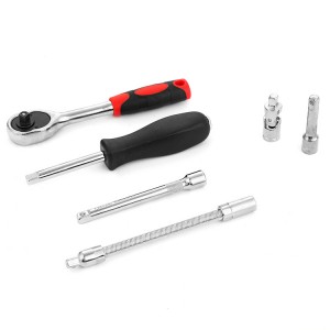 වෘත්තීය නිර්මාණ Socket Wrench Set Ratchet Tool Set Hand Tool Metric Socket Set Auto Repair