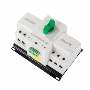 CB Level Mini Dual Power Automatisk overføringsbryter, ATSE 2P,3P,4P 63A, Intelligent Switch-over Switch