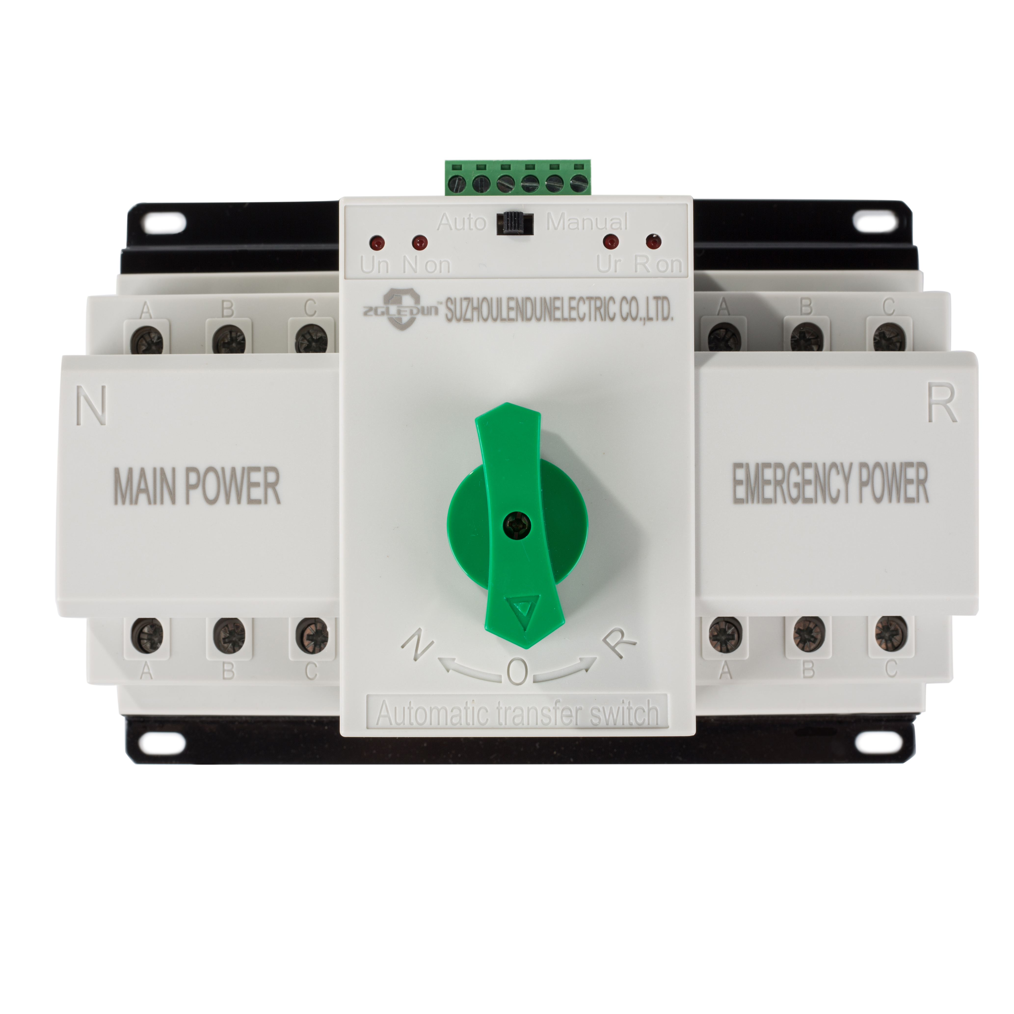 CB Level Mini Dual Power Automatic Transfer Switch, ATSE 2P,3P,4P 63A, Intelligent Change-over Switch Gambar Unggulan