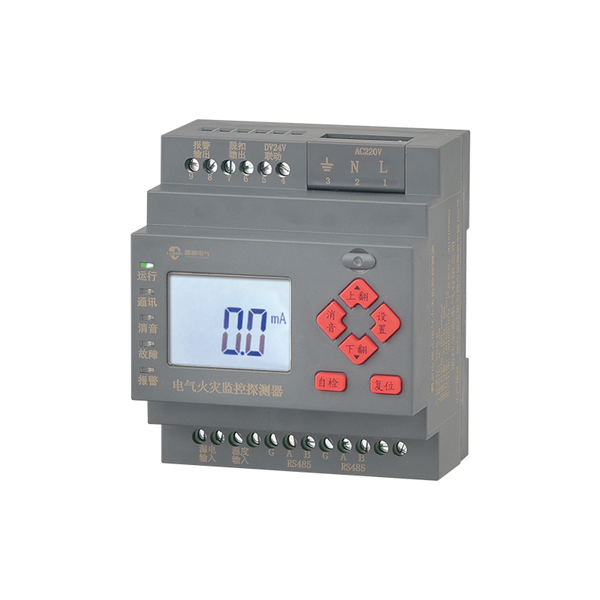 Detector de control de incendios de corriente residual serie LDF3, detector para protección eléctrica contra incendios Instalación en riel DIN Imagen destacada