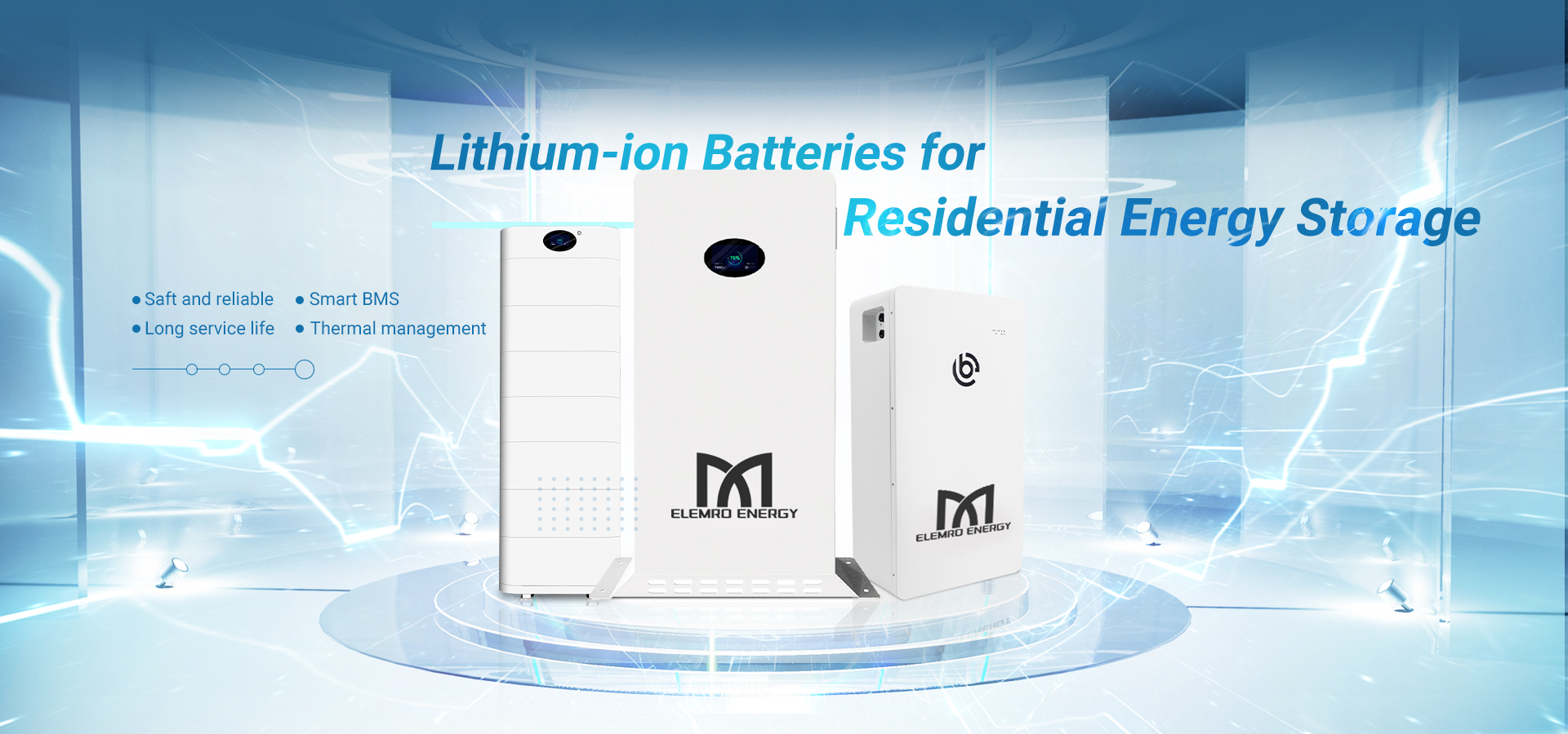 Batterie au lithium de stockage d'énergie haute tension