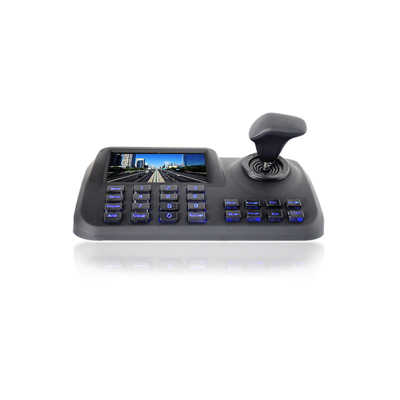 Network Controller Keyboard IP 3D Joystick អេក្រង់ LED 5 អ៊ីង ONVIF 2.4 RJ45 HDMI USB Interface EB-PKB01