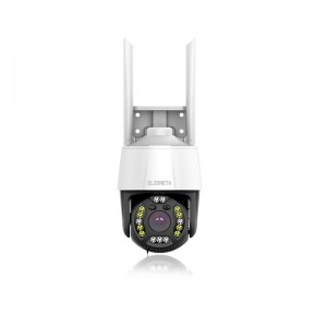 Draadlose kamera 3MP bedrade KI Menslike opsporing PT Streekwaarskuwing Klank Lig Alarm EY-PT3WF29-SLA