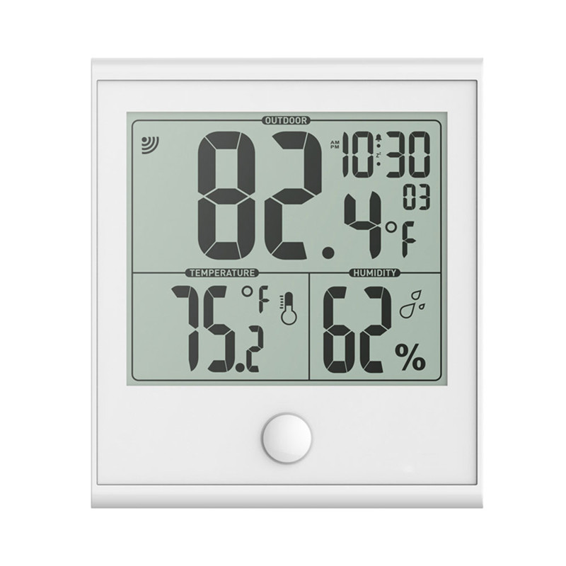 Wireless Indoor Outdoor Temperature Gauge With Indoor Humidity Gauge