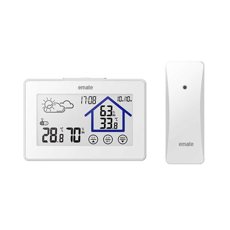 Mobile Weather Station With Touch Button
