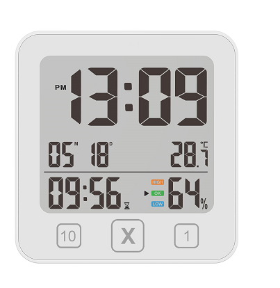 Shower Clock With Timer