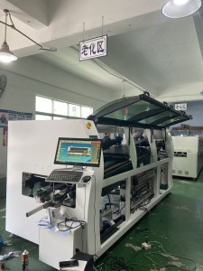 Lead free automatic wave soldering machine for pcb