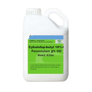 Cyhalofop-butyl 10%+Penoxsulam 2%OD