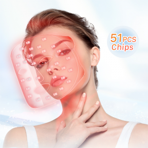 4 Colors Light Silicone Facial Whitening Led Therapy Face Mask Skin Rejuvenation Anti-Aging Led Mask