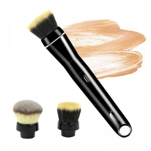 China Supplier Massage Silicone Face Brush - Electric Cosmetic Foundation Makeup Brush  – Enimei