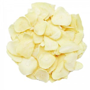 Ukupakishwa kwePlastiki dehydrated Garlic Flakes China Manufacturers
