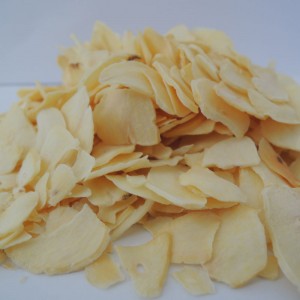 Pinatuyong Gulay na Puting Dehydrated Garlic Flakes