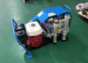 Compresor de aire de alta presión de accionamento de gasolina HYW-265 para uso respiratorio de mergullo
