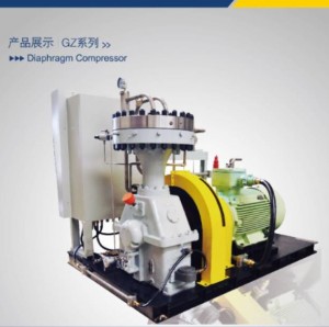 GZ series High Pressure H2 Diaphragm Compressor para sa H2 Refueling Station