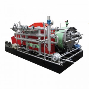tekanan tinggi 87MPA compressor hidrogén bébas minyak pikeun stasiun refueling hidrogén