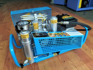 Compresor de aire respirable portátil HC-X100 gasolina/eléctrico 300bar 30MPa