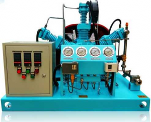 3-5Nm3 /H ຄວາມດັນສູງ Air-Cooled 3-Stage Oxygen Compressor