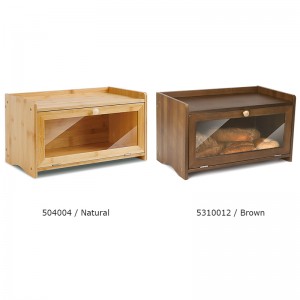 ERGODESIGN Small Single-layer Bread Boxes With Large Capacity And Raised Edges