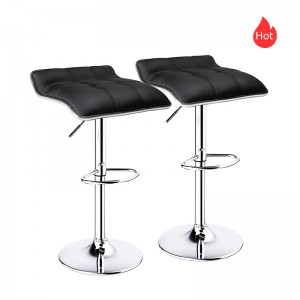 ERGODESIGN Backless Bar Stools Set of 2 with Adjustable Height Set of 2