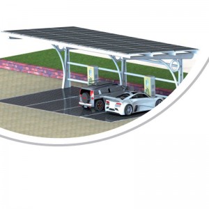 Garagem solar fotovoltaica